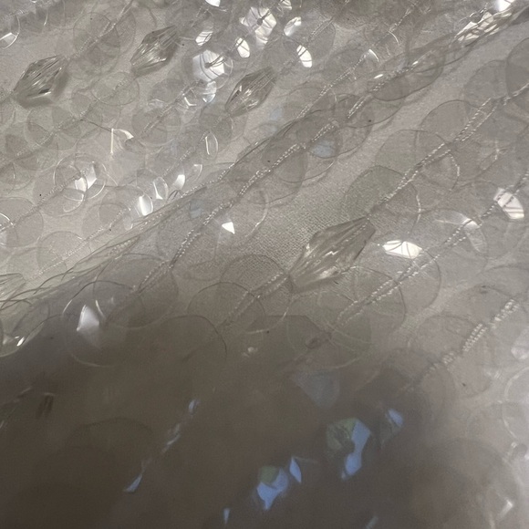 ASOS white sequin cropped top - Picture 3 of 9